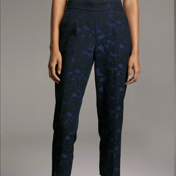 Babaton Conan Pants in Black/Blue Jacquard NWT - Picture 3 of 9
